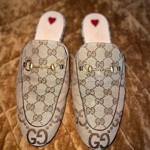 Gucci Jumbo GG Princeton Slippers Mules